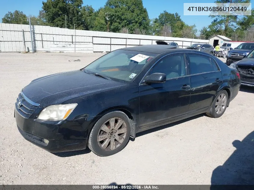 4T1BK36B56U120449 2006 Toyota Avalon Xls