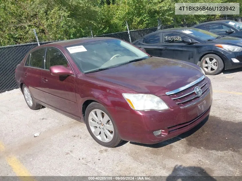 2006 Toyota Avalon Xls VIN: 4T1BK36B46U123942 Lot: 40285105