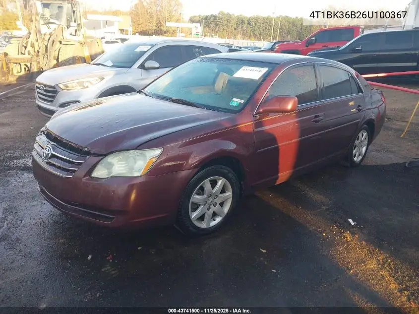4T1BK36B26U100367 2006 Toyota Avalon Limited/Touring/Xl/Xls