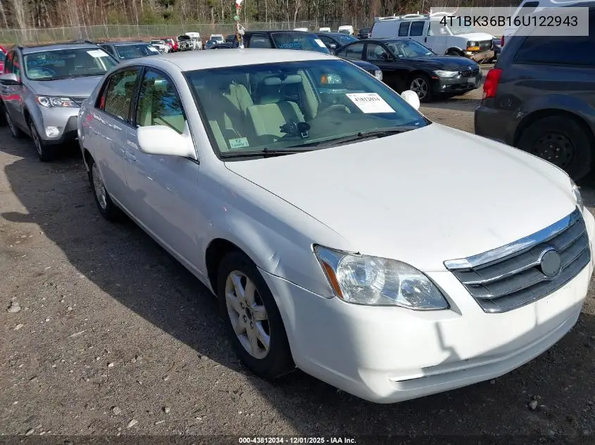 4T1BK36B16U122943 2006 Toyota Avalon Xl