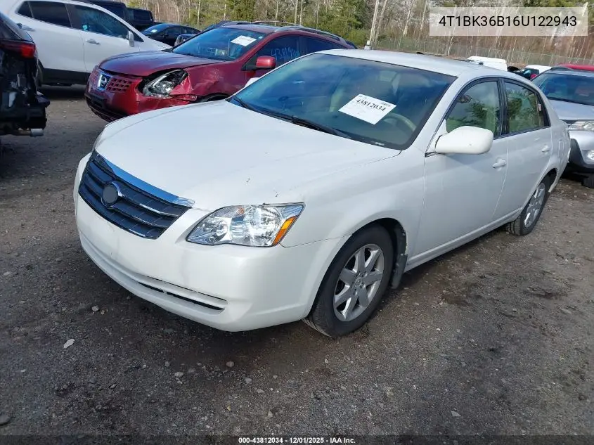 4T1BK36B16U122943 2006 Toyota Avalon Xl