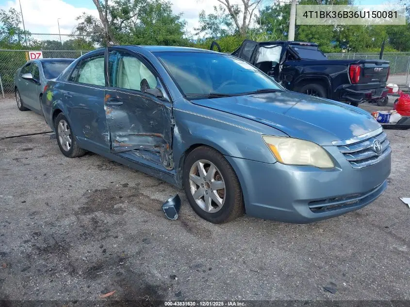 4T1BK36B36U150081 2006 Toyota Avalon Xl