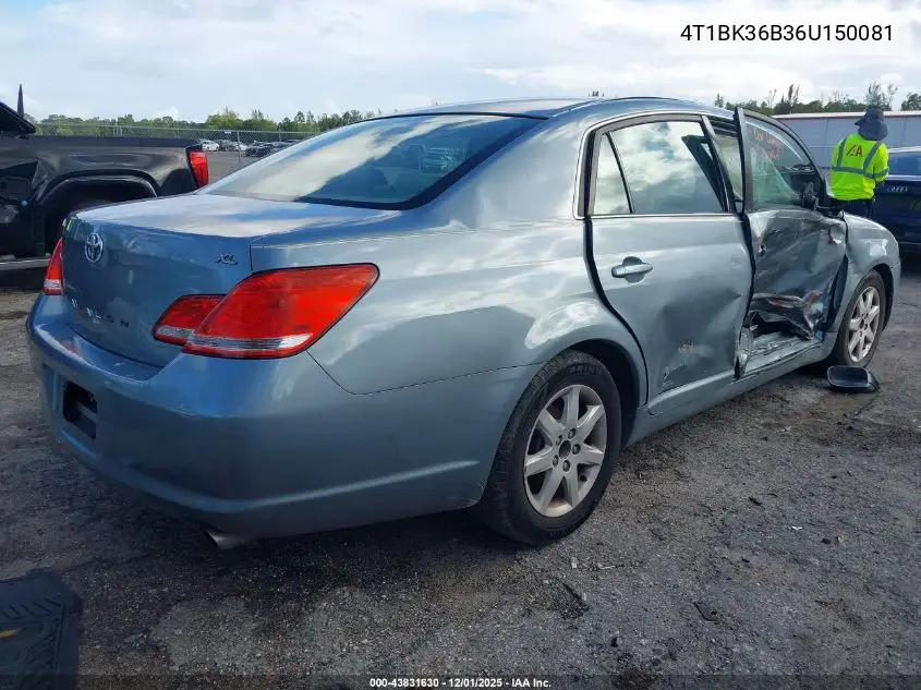 4T1BK36B36U150081 2006 Toyota Avalon Xl