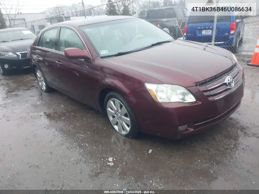 4T1BK36B46U086634 2006 Toyota Avalon Xls