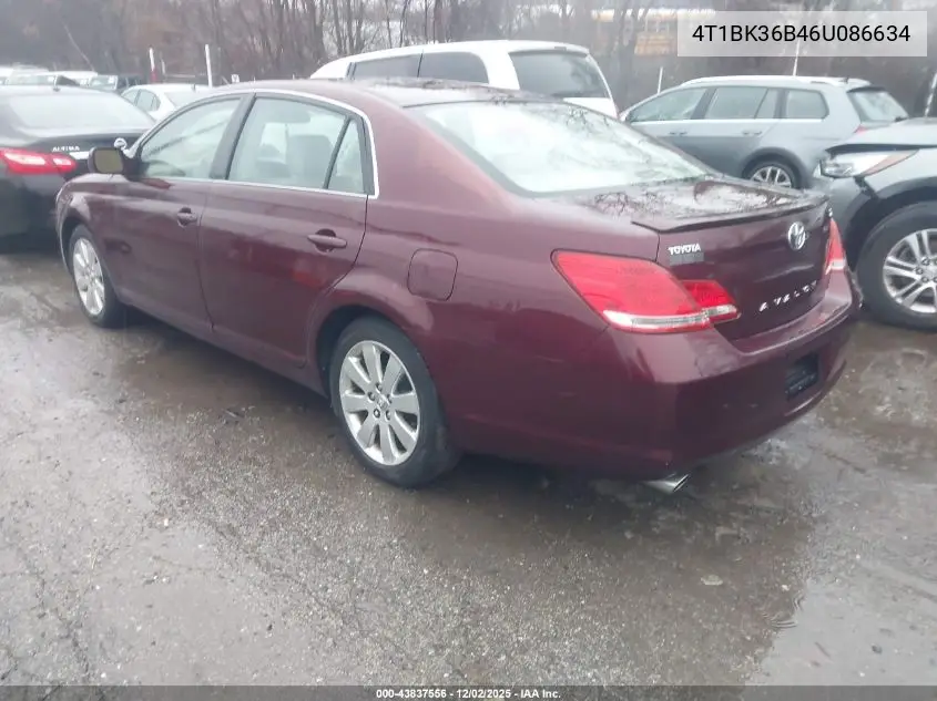 4T1BK36B46U086634 2006 Toyota Avalon Xls