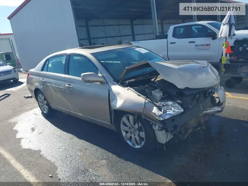 4T1BK36B07U218791 2007 Toyota Avalon Xls