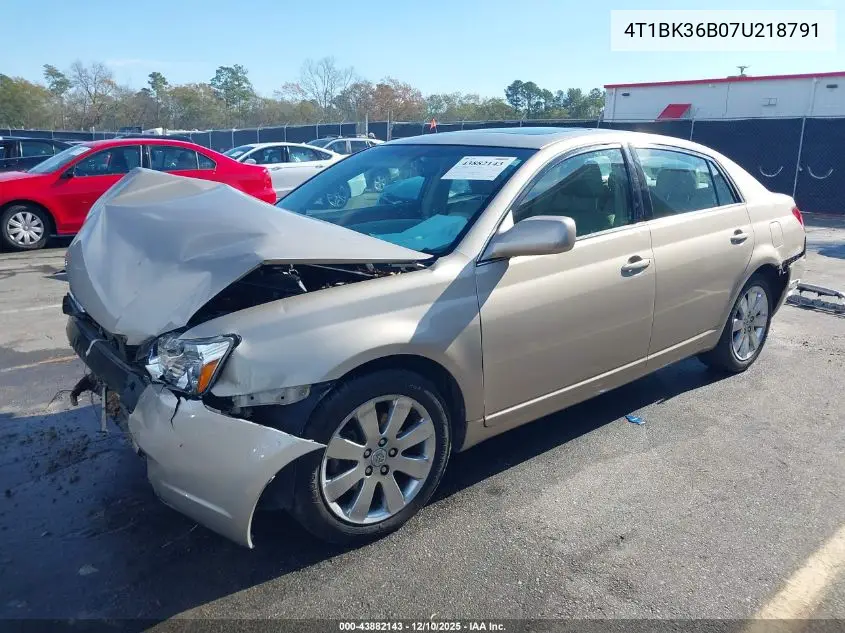 4T1BK36B07U218791 2007 Toyota Avalon Xls