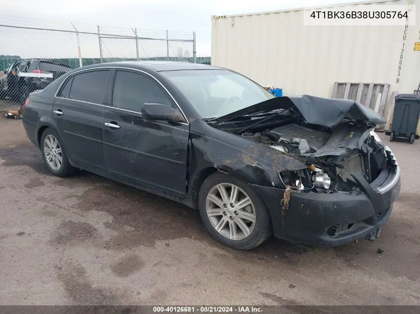 2008 Toyota Avalon Xl/Xls/Touring/Limited VIN: 4T1BK36B38U305764 Lot: 40126681