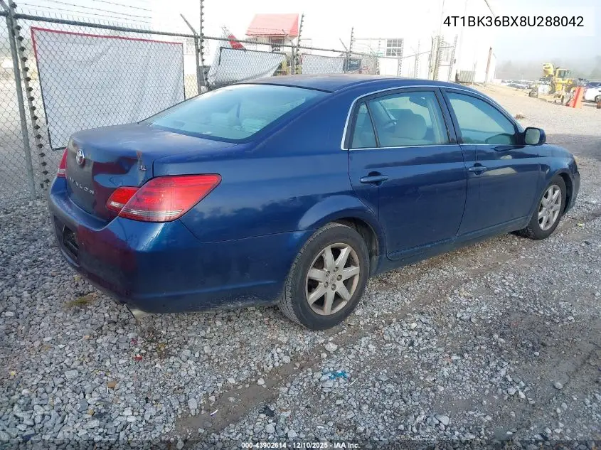 4T1BK36BX8U288042 2008 Toyota Avalon Xl