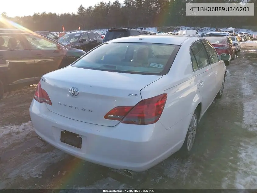 4T1BK36B89U346201 2009 Toyota Avalon Xls
