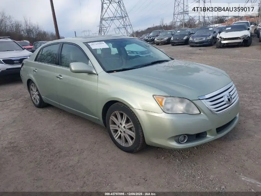 4T1BK3DB4AU359017 2010 Toyota Avalon Limited