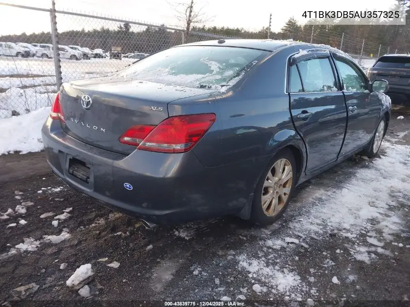 4T1BK3DB5AU357325 2010 Toyota Avalon Xls