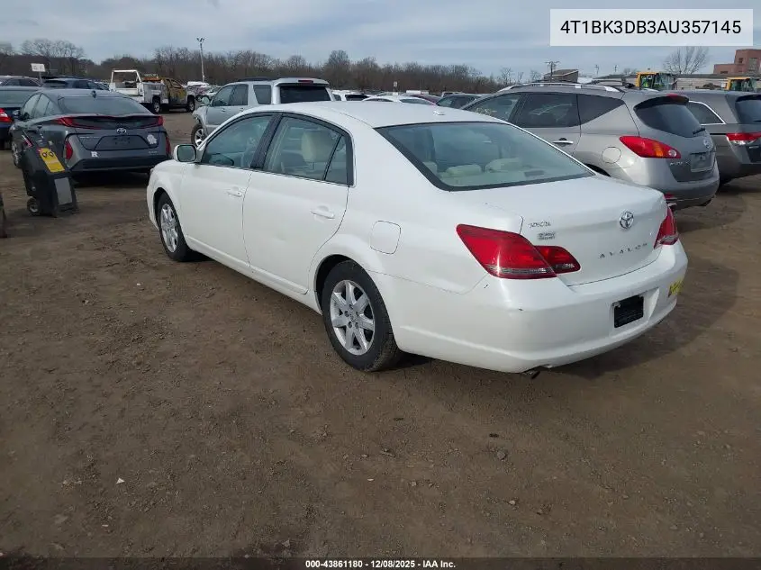 4T1BK3DB3AU357145 2010 Toyota Avalon Xl