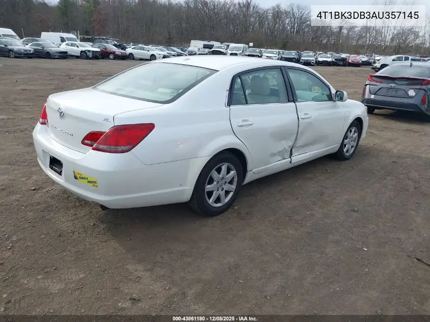 4T1BK3DB3AU357145 2010 Toyota Avalon Xl