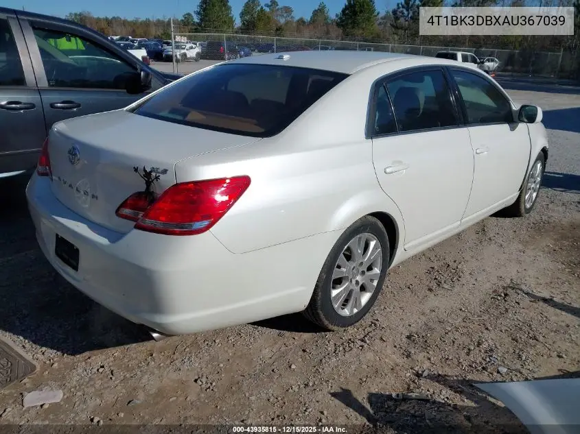 4T1BK3DBXAU367039 2010 Toyota Avalon Xls