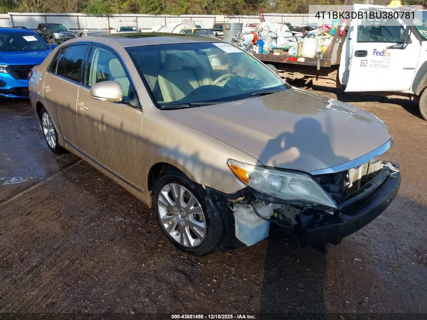 4T1BK3DB1BU380781 2011 Toyota Avalon