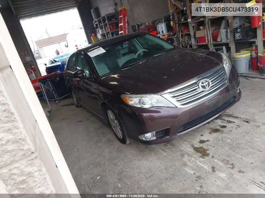 4T1BK3DB5CU473319 2012 Toyota Avalon