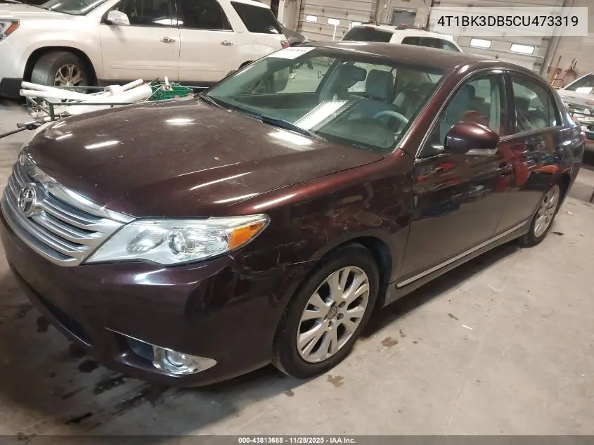 4T1BK3DB5CU473319 2012 Toyota Avalon