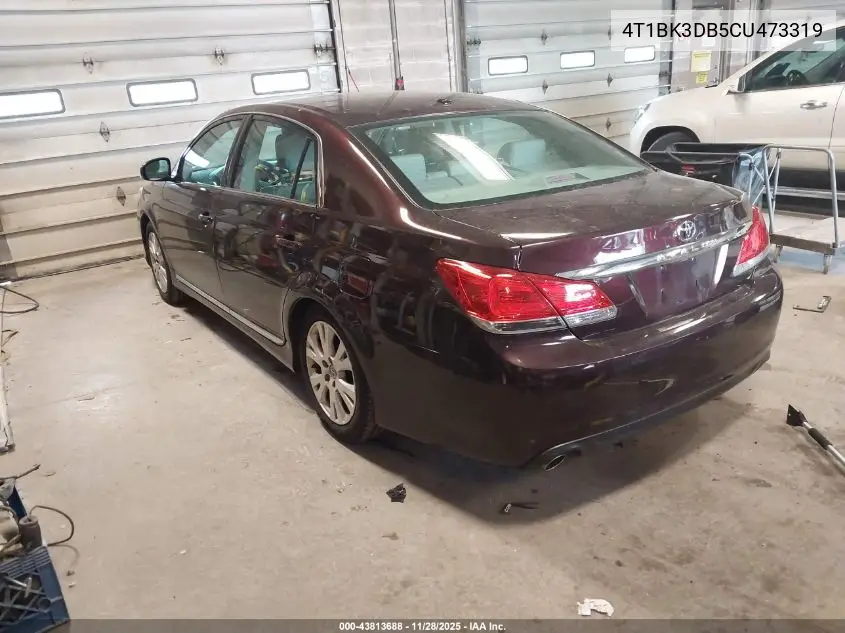 4T1BK3DB5CU473319 2012 Toyota Avalon