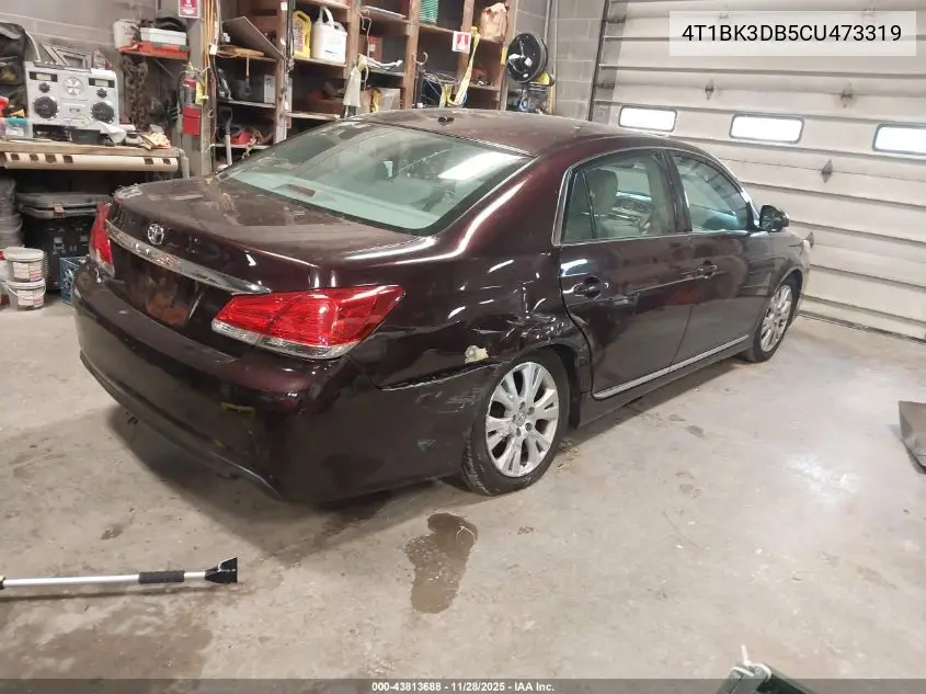 4T1BK3DB5CU473319 2012 Toyota Avalon