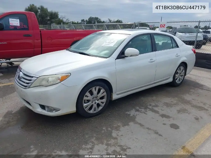 4T1BK3DB6CU447179 2012 Toyota Avalon