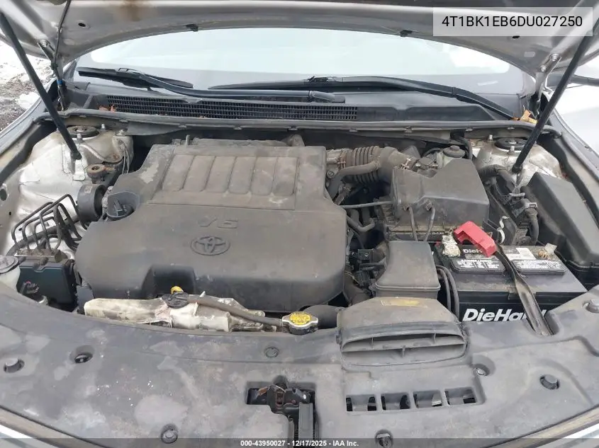 4T1BK1EB6DU027250 2013 Toyota Avalon Xle Touring