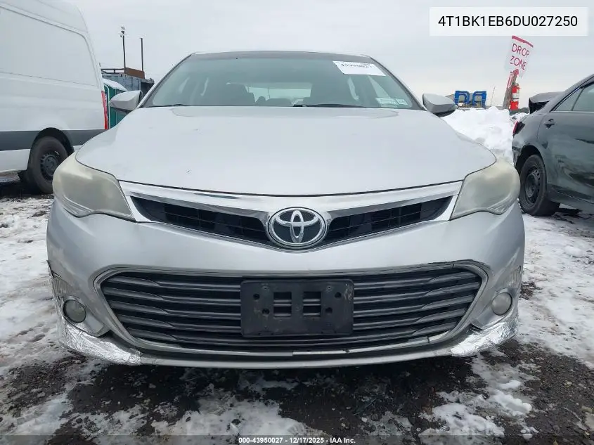 4T1BK1EB6DU027250 2013 Toyota Avalon Xle Touring