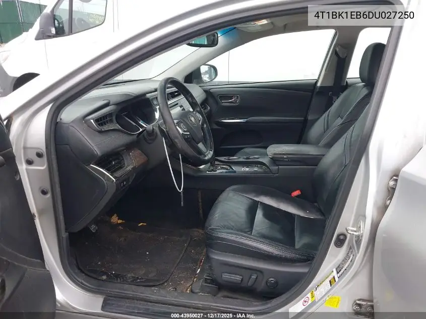 4T1BK1EB6DU027250 2013 Toyota Avalon Xle Touring