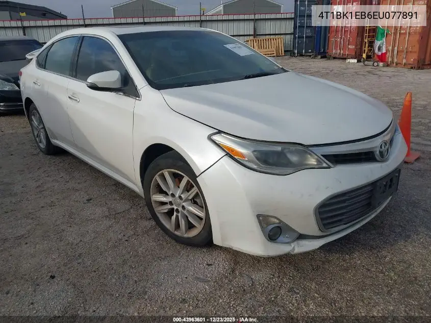 4T1BK1EB6EU077891 2014 Toyota Avalon Xle Premium