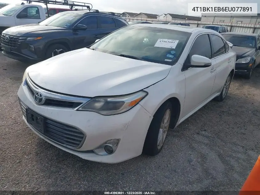 4T1BK1EB6EU077891 2014 Toyota Avalon Xle Premium