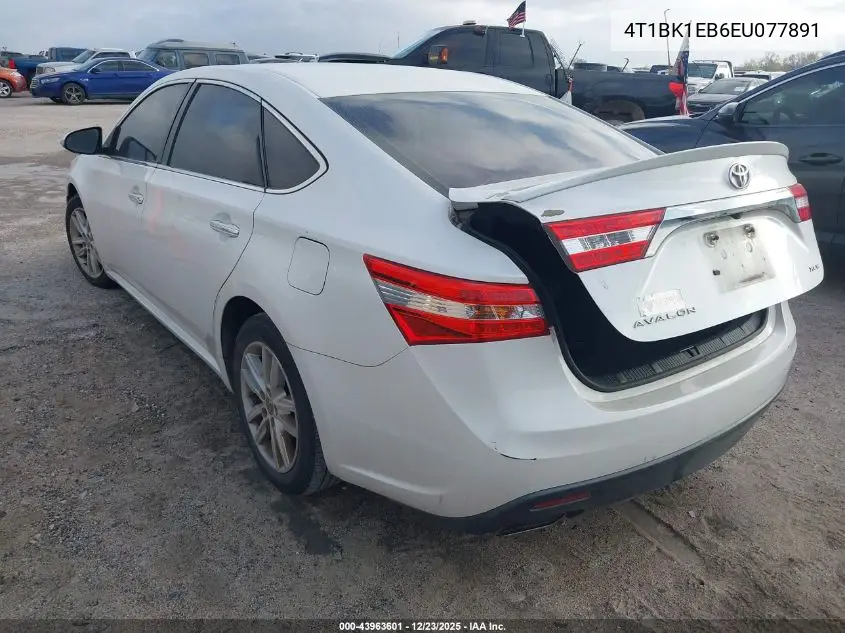 4T1BK1EB6EU077891 2014 Toyota Avalon Xle Premium