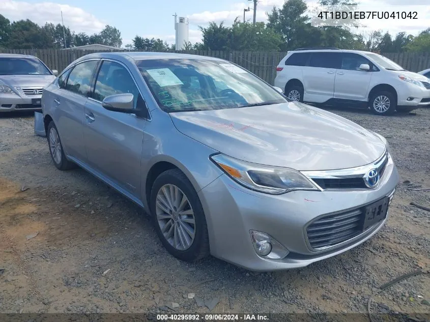 2015 Toyota Avalon Hybrid Xle Touring VIN: 4T1BD1EB7FU041042 Lot: 40295992