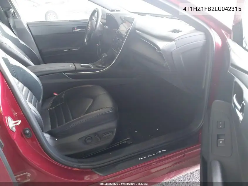 4T1HZ1FB2LU042315 2020 Toyota Avalon Touring