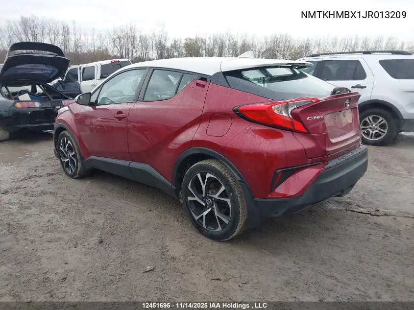 NMTKHMBX1JR013209 2018 Toyota C-Hr