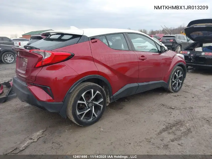 NMTKHMBX1JR013209 2018 Toyota C-Hr
