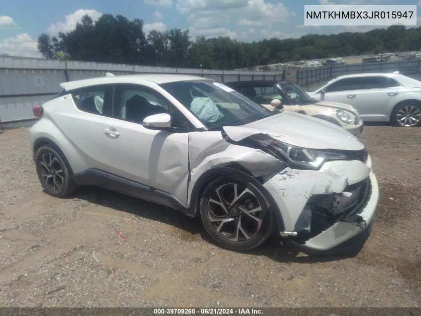 2018 Toyota C-Hr Xle VIN: NMTKHMBX3JR015947 Lot: 39709268