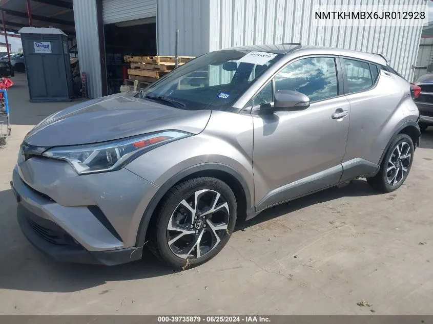 NMTKHMBX6JR012928 2018 Toyota C-Hr Xle Premium