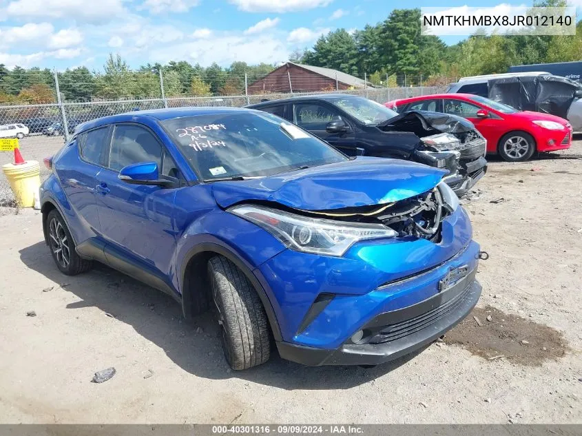 NMTKHMBX8JR012140 2018 Toyota C-Hr Xle Premium