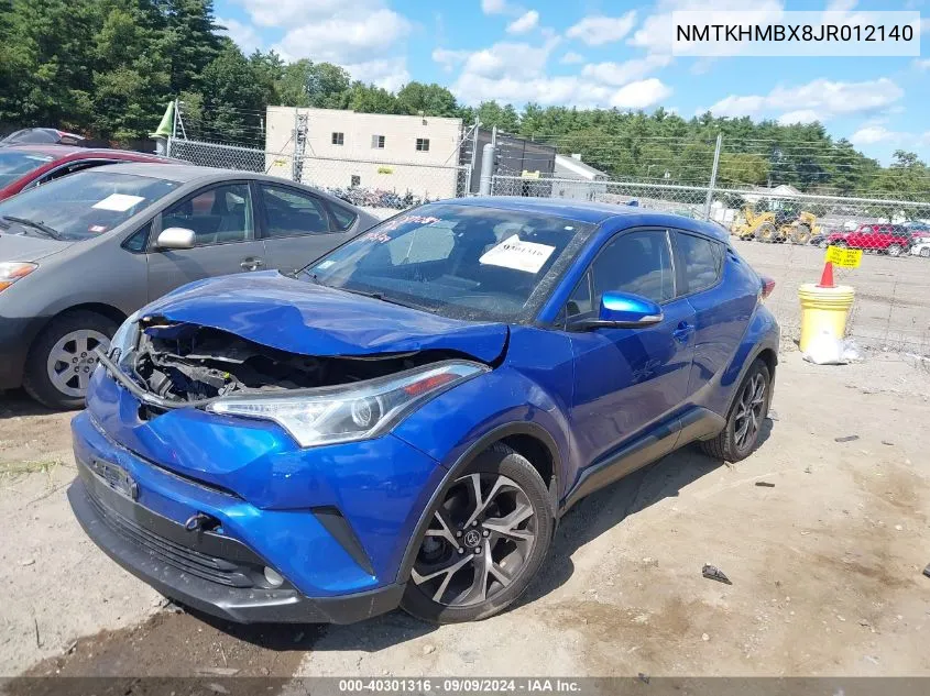 NMTKHMBX8JR012140 2018 Toyota C-Hr Xle Premium