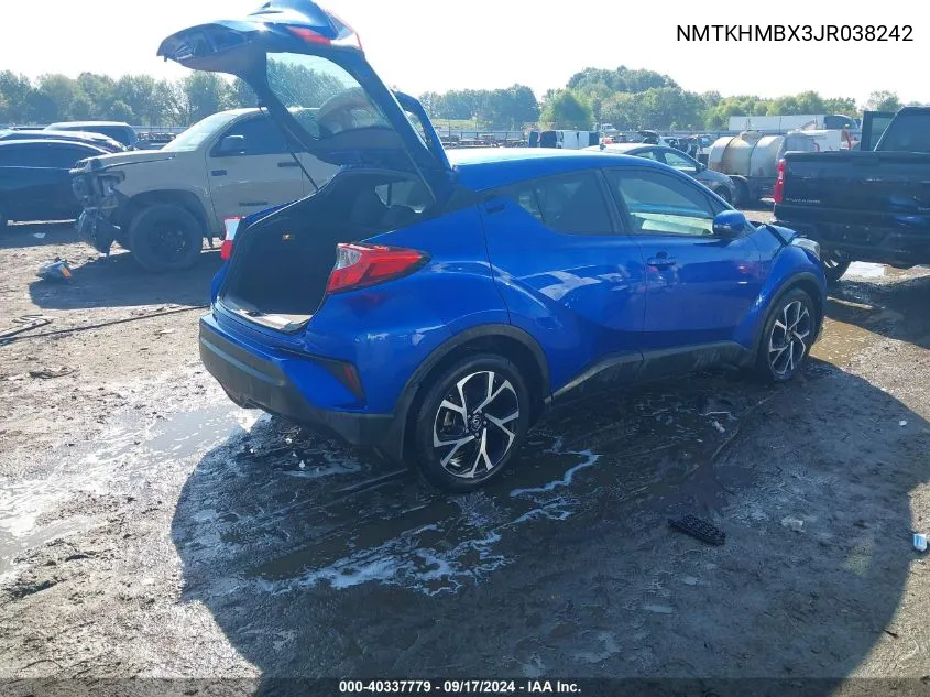 NMTKHMBX3JR038242 2018 Toyota C-Hr Xle Premium