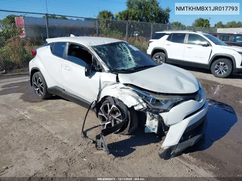 NMTKHMBX1JR017793 2018 Toyota C-Hr Xle