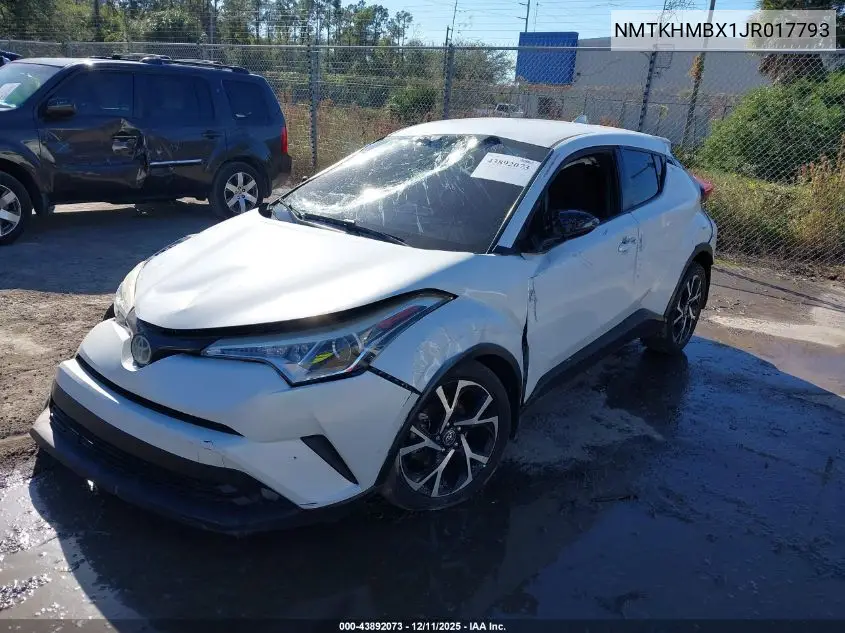 NMTKHMBX1JR017793 2018 Toyota C-Hr Xle