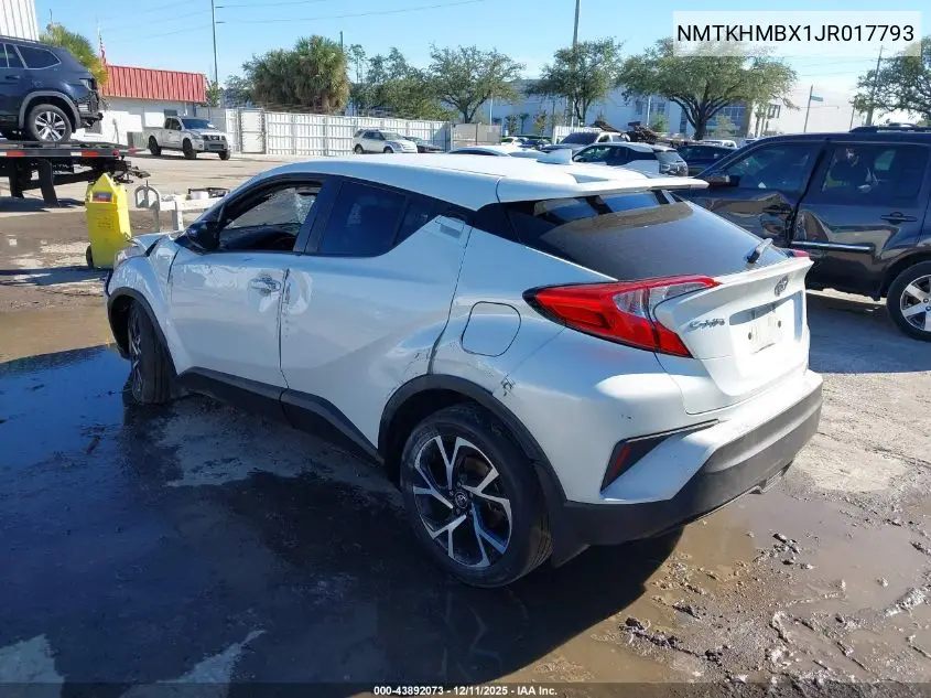NMTKHMBX1JR017793 2018 Toyota C-Hr Xle