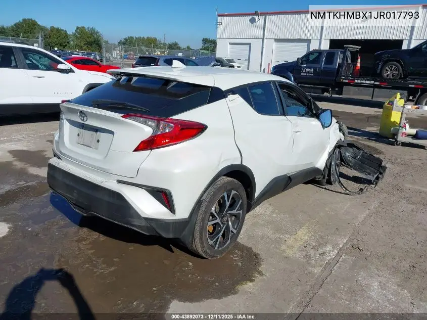 NMTKHMBX1JR017793 2018 Toyota C-Hr Xle