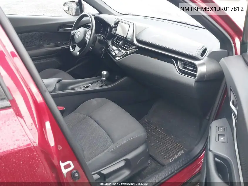 NMTKHMBX1JR017812 2018 Toyota C-Hr Xle