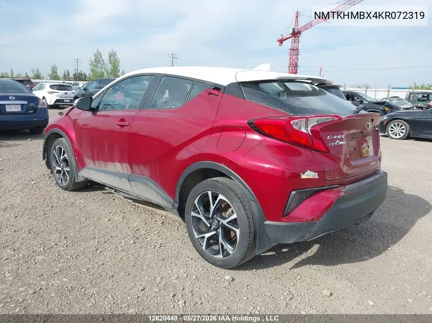 NMTKHMBX4KR072319 2019 Toyota C-Hr Xle