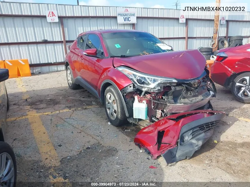 JTNKHMBX4K1020232 2019 Toyota C-Hr Le