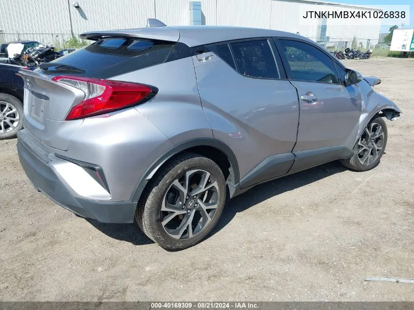 JTNKHMBX4K1026838 2019 Toyota C-Hr Xle