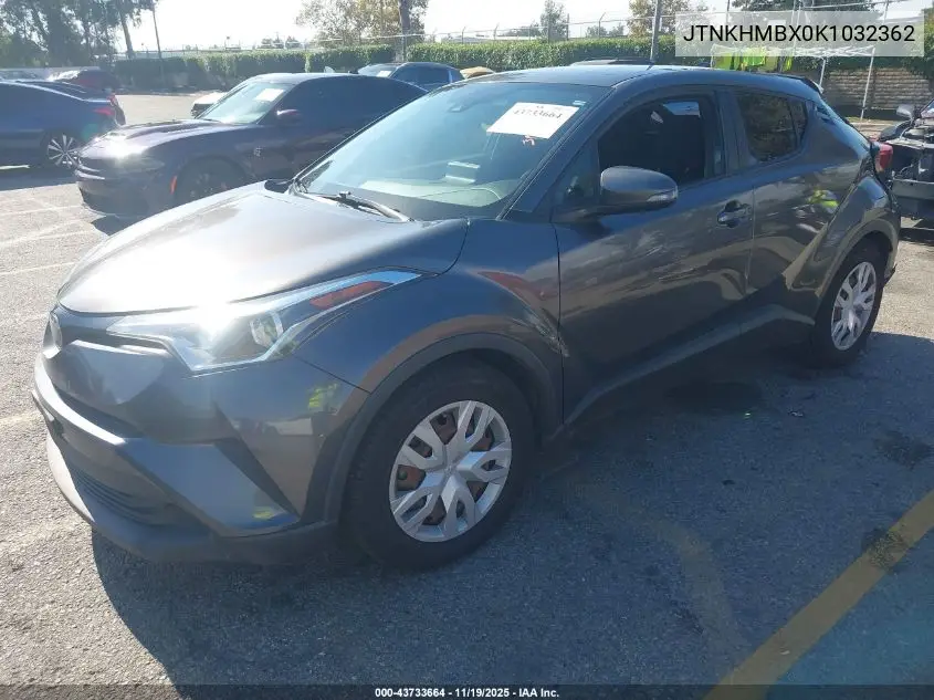 JTNKHMBX0K1032362 2019 Toyota C-Hr Le