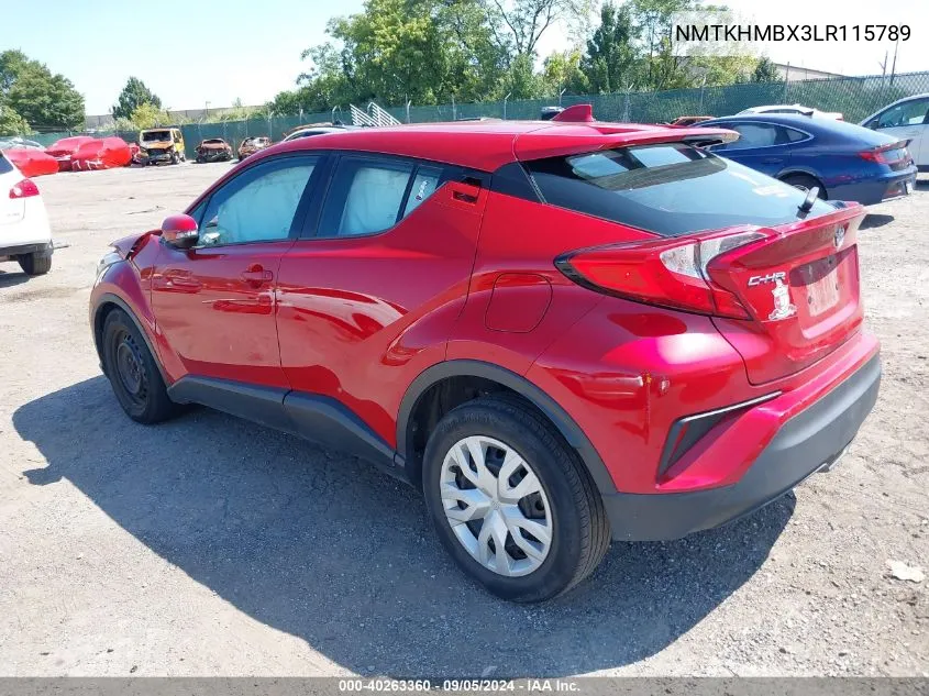 NMTKHMBX3LR115789 2020 Toyota C-Hr Le